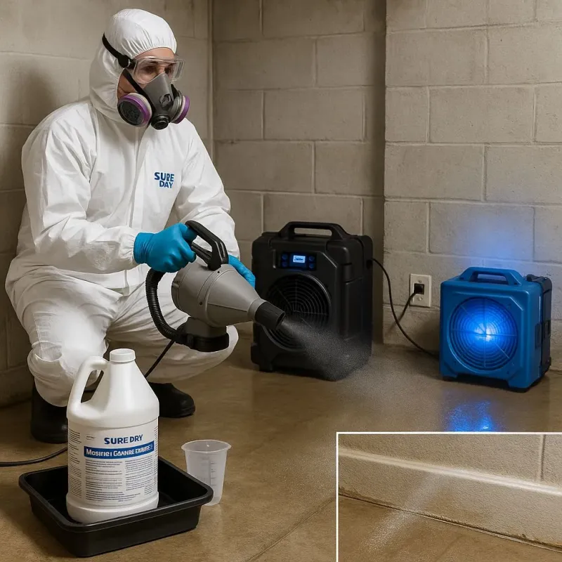 Sanitization and Odor Removal process in Duval County, FL